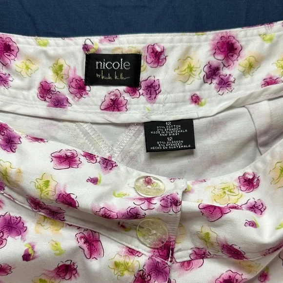 Nicole by Nicole Miller Floral Print Pants - Picture 5 of 7